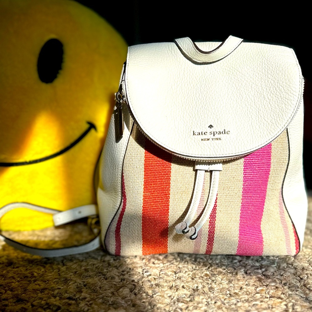 Kate spade knit backpack